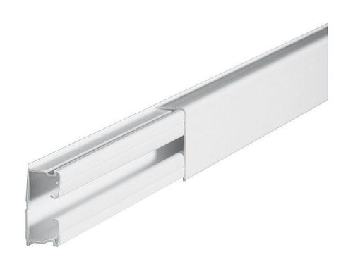 Мини-плинтус DLPlus - 32x16 - 1 отделение - длина 2,1 м - белый