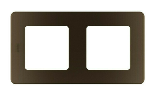 Рамка 2 поста Legrand INSPIRIA, бронза, 673949