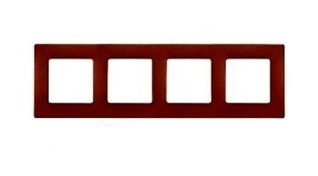 Рамка 4 поста ETIKA, какао