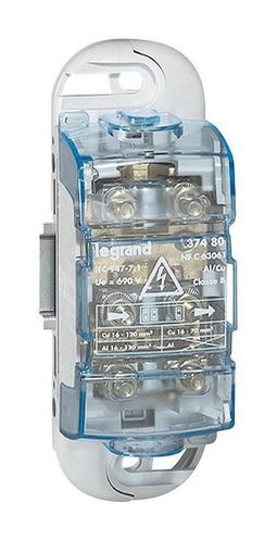 Распределительная коробка для разводки алюминиевых//медных кабелей - 120 мм² - до 300 A