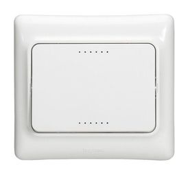 Выключатель 1-клавишный KAPTIKA с подсветкой, белый, 782100