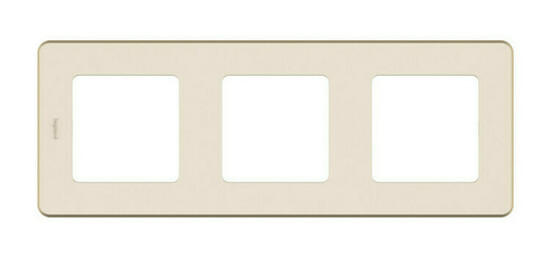 Рамка 3 поста INSPIRIA, слоновая кость, 673951